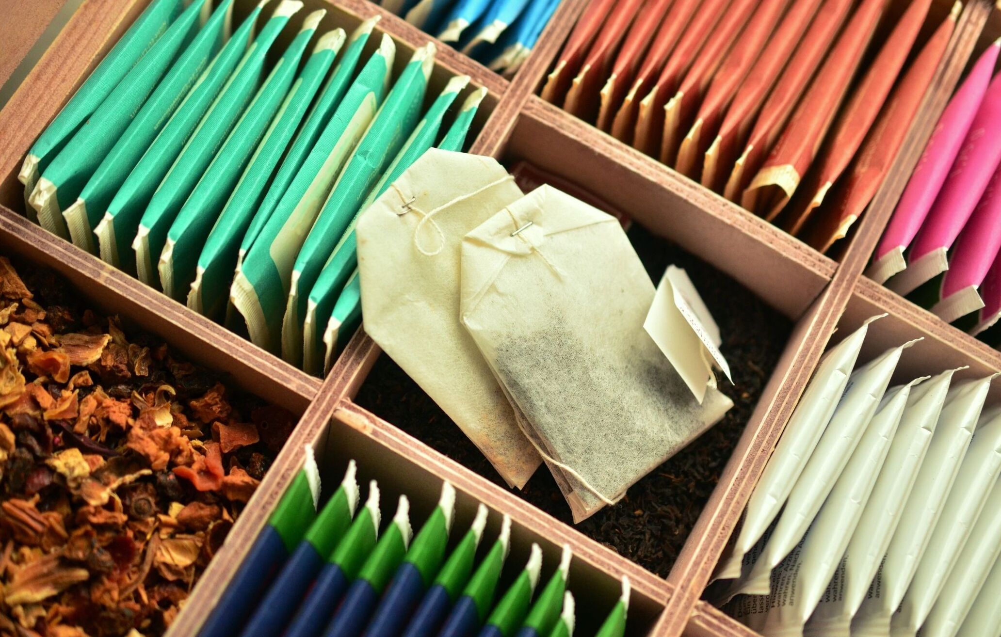 Verschiedene Teebeutel